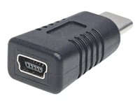 Manhattan USB 2.0 USB-C adapter Sort