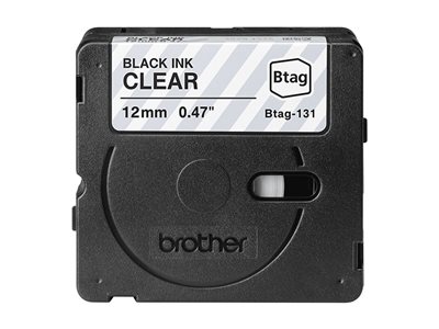 BROTHER 12MM BTAG131 Tape Black, BROTHER BTAG131 BTAG131 (BILD2)