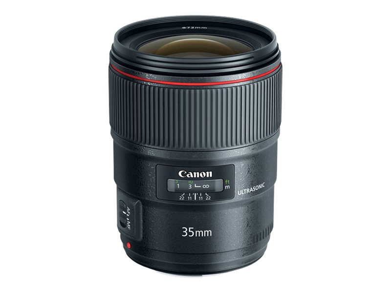 An image of Canon EF wide-angle lens - 35 mm