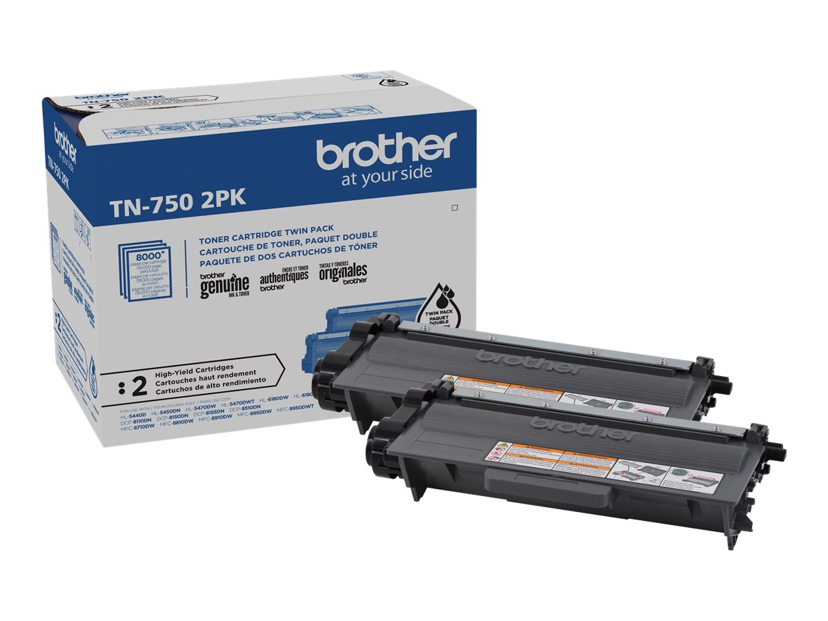 2PK TN7502PK MULTI-PACK BLACKTONER