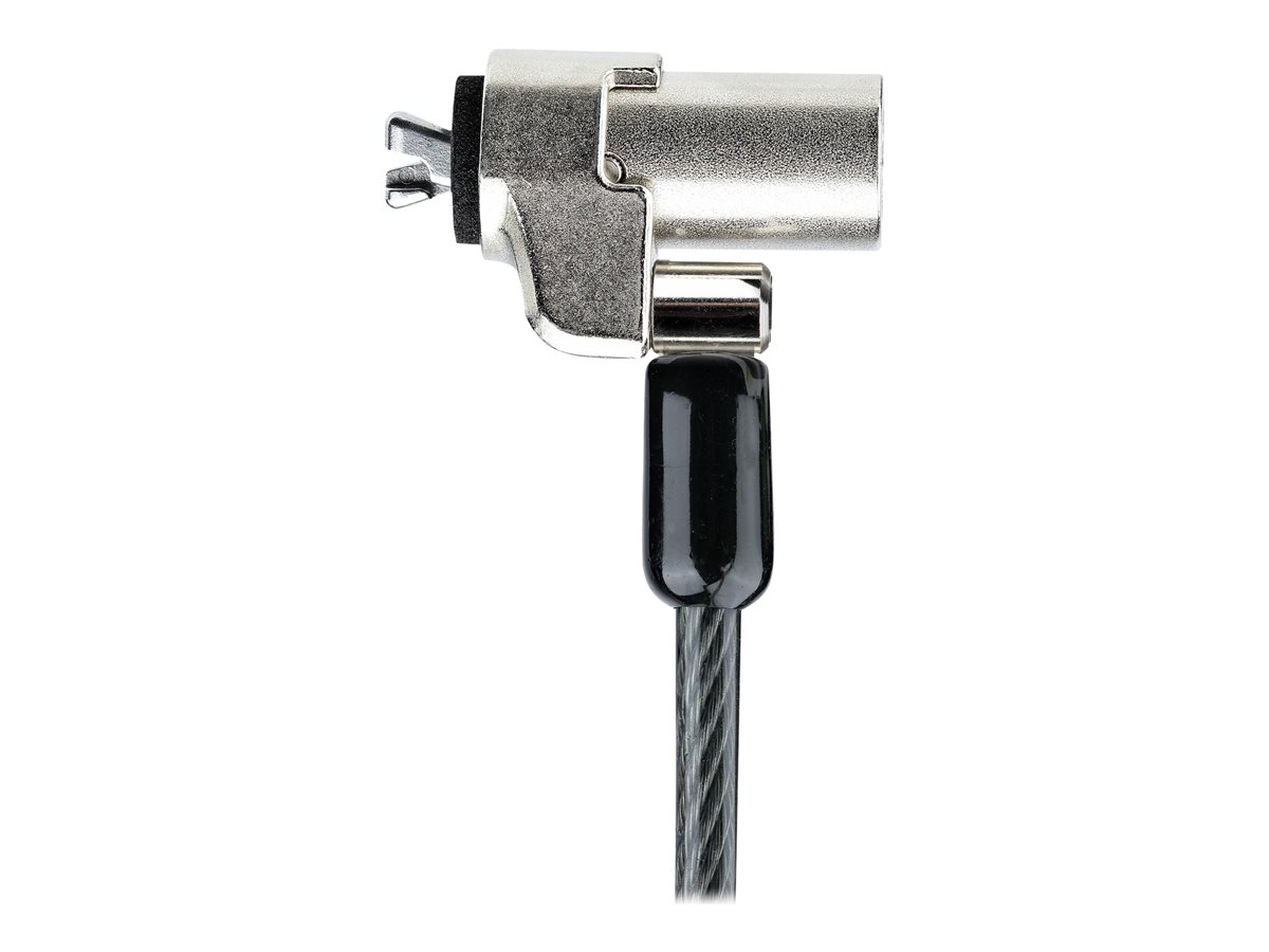StarTech.com Laptop cable lock 6Ft Compatible With Noble Wedge; Laptop Cable Lock, 6Ft (2m), Anti-Theft Keyed Lock, Security Cable Lock For Dell XPS/Latitude, Cut-Resistant Steel Cable Lock For Laptop (NBLWK-LAPTOP-LOCK) - bezpečnostní kabelový zámek – foto 4