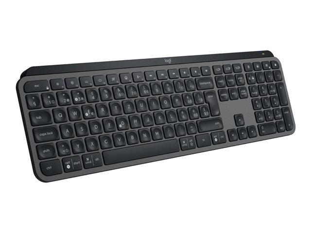 Logitech MX Keys S - clavier - AZERTY - Franais - graphite - avec Palm Rest Priphrique d\'entre