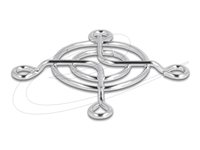 DeLOCK Ventilatorskærm 1-pack Sølv