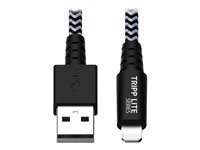 Eaton Tripp Lite Series Heavy-Duty USB-A to Lightning Sync/Charge Cable, MFi Certified - M/M, USB 2.0, 10 ft. (3.05 m) - Lightning cable - 3 m