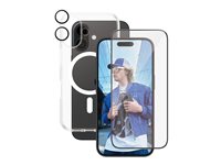 CARE by PanzerGlass Urban Combat Beskyttelsescover Hvid Gennemsigtig Apple iPhone 16