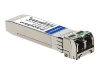 AddOn - SFP+ transceiver module (equivalent to: Juniper Networks SFPP-10GE-ER-DC20C28-I) - 10 GigE - 10GBase-DWDM - LC single-mode - up to 24.9 miles - 1561.42-1554.94 nm - TAA Compliant - for Juniper Networks 5G Universal Routing Platform; ACX Series Universal Metro Router ACX5448