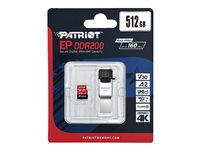 Patriot EP Series microSDXC UHS-I Memory Card 512GB 160MB/s