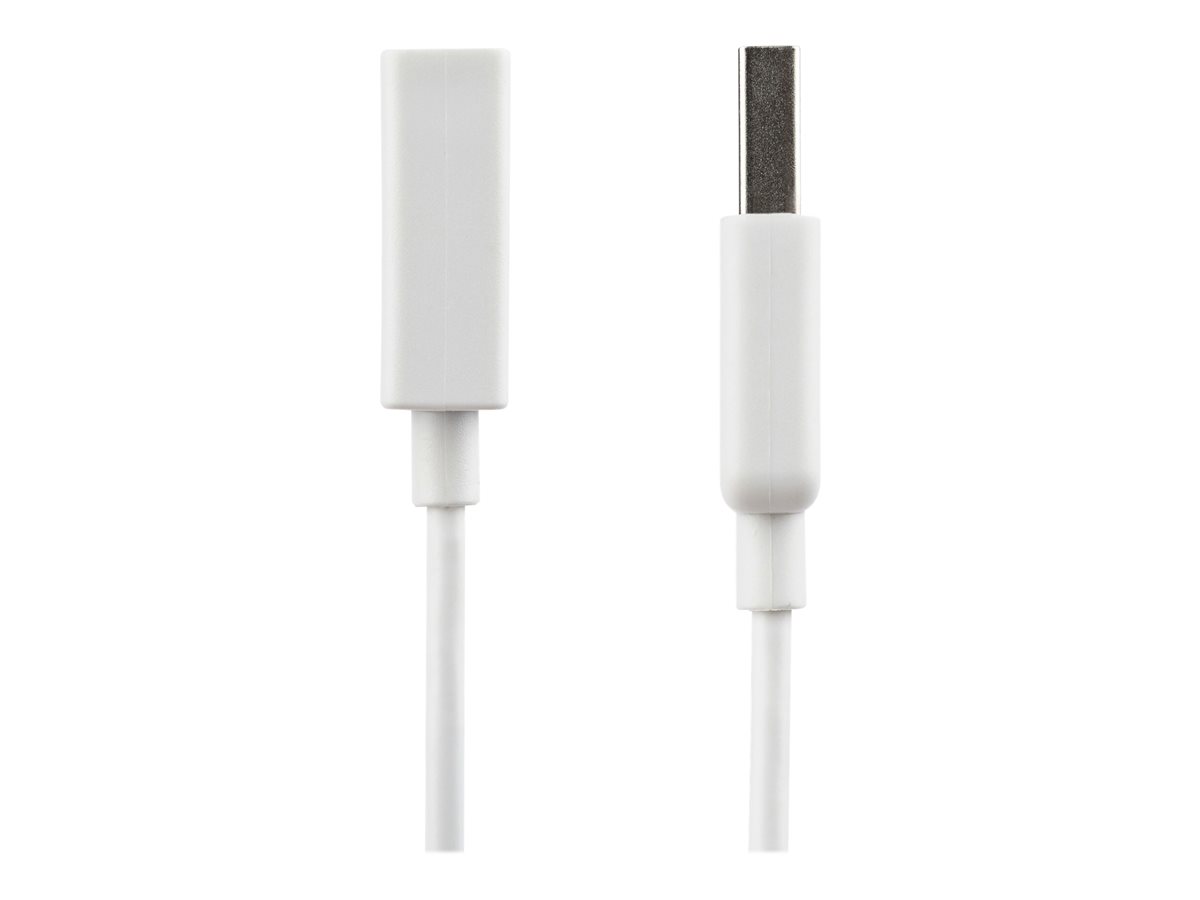 StarTech.com 3m White USB 2.0 Extension Cable Cord - A to A - USB Male to Female Cable - 1x USB A (M), 1x USB A (F) - White, 3 meter (USBEXTPAA3MW) - prodlužovací šňůra USB - USB do USB - 3 m – foto 2