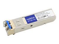 AddOn - Module transmetteur SFP (mini-GBIC) (équivalent à : Avago AFCT-5710PZ) - 1GbE - 1000Base-LX 