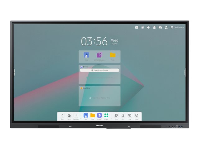 Samsung Interactive Display Wa75c Wac Series 75 Led Backlit Lcd Display 4k For Education Business