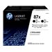 HP 87X LaserJet Toner cartouches Noir 2p