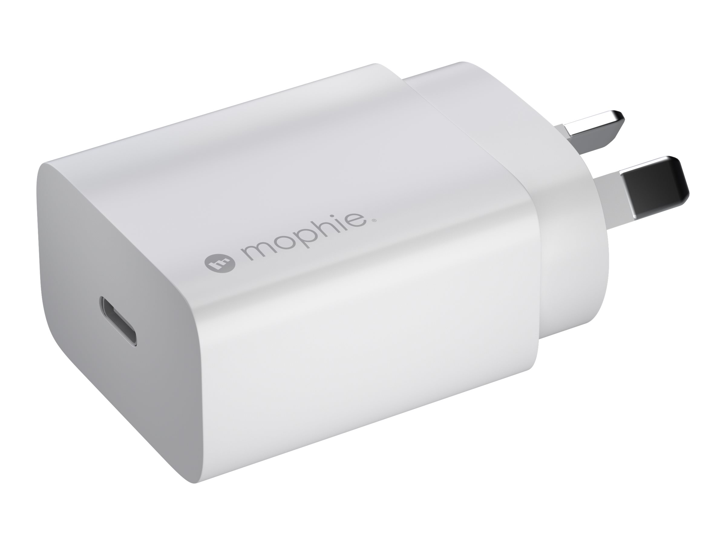 mophie power adapter USB-C 20 Product shot Right-angle 80000