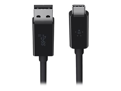 Belkin 3.1 USB-A to USB-C Cable USB cable USB Type A (M) to 24 pin USB-C (M) USB 3.1 3 ft  image