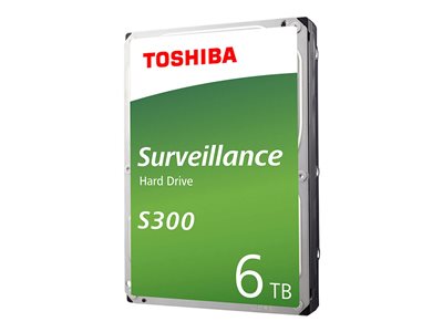 Toshiba S300 Surveillance Hard drive 6 TB internal 3.5INCH SATA 6Gb/s 7200 rpm 