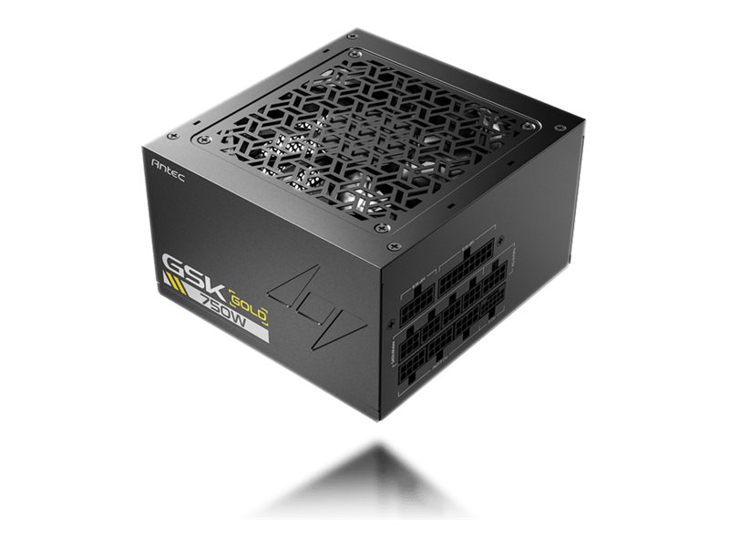 Antec GSK750 ATX3.1 power supply 750 Product shot Right-angle 79550