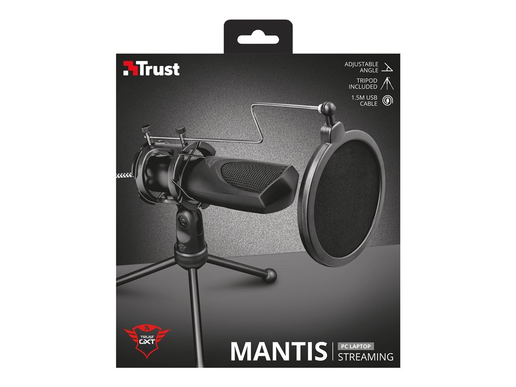 TRUST Microphone streaming MANTIS