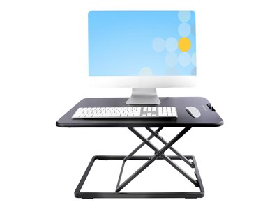 StarTech.com Standing Desk Converter for Laptop - Supports up to 8kg  (17.6lb) - Height Adjustable Laptop Riser w/ Slim Design - Table Top Sit  Stand Desk Converter for Home Office - Rising