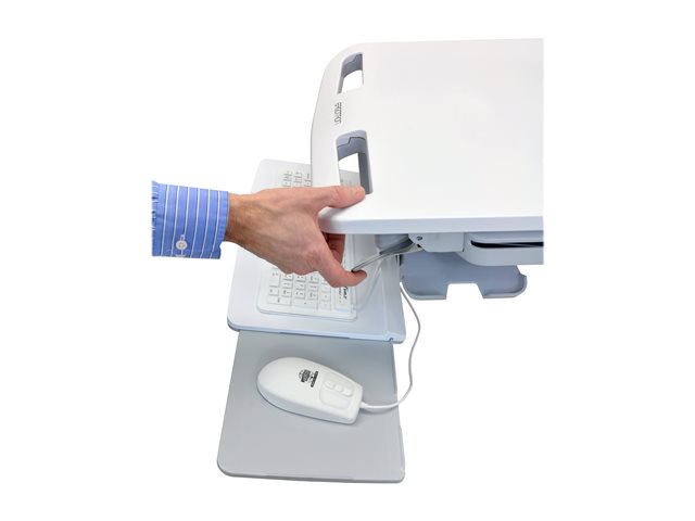Ergotron StyleView Cart with LCD Arm, LiFe Powered, 1 Tall Drawer vozík - pro LCD displej / klávesnice / myš / CPU / notebook / skener čárových kódů - kompatibilní s TAA – foto 4