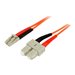 2m Fiber Optic Cable - Multimode Duplex 50/125 - L
