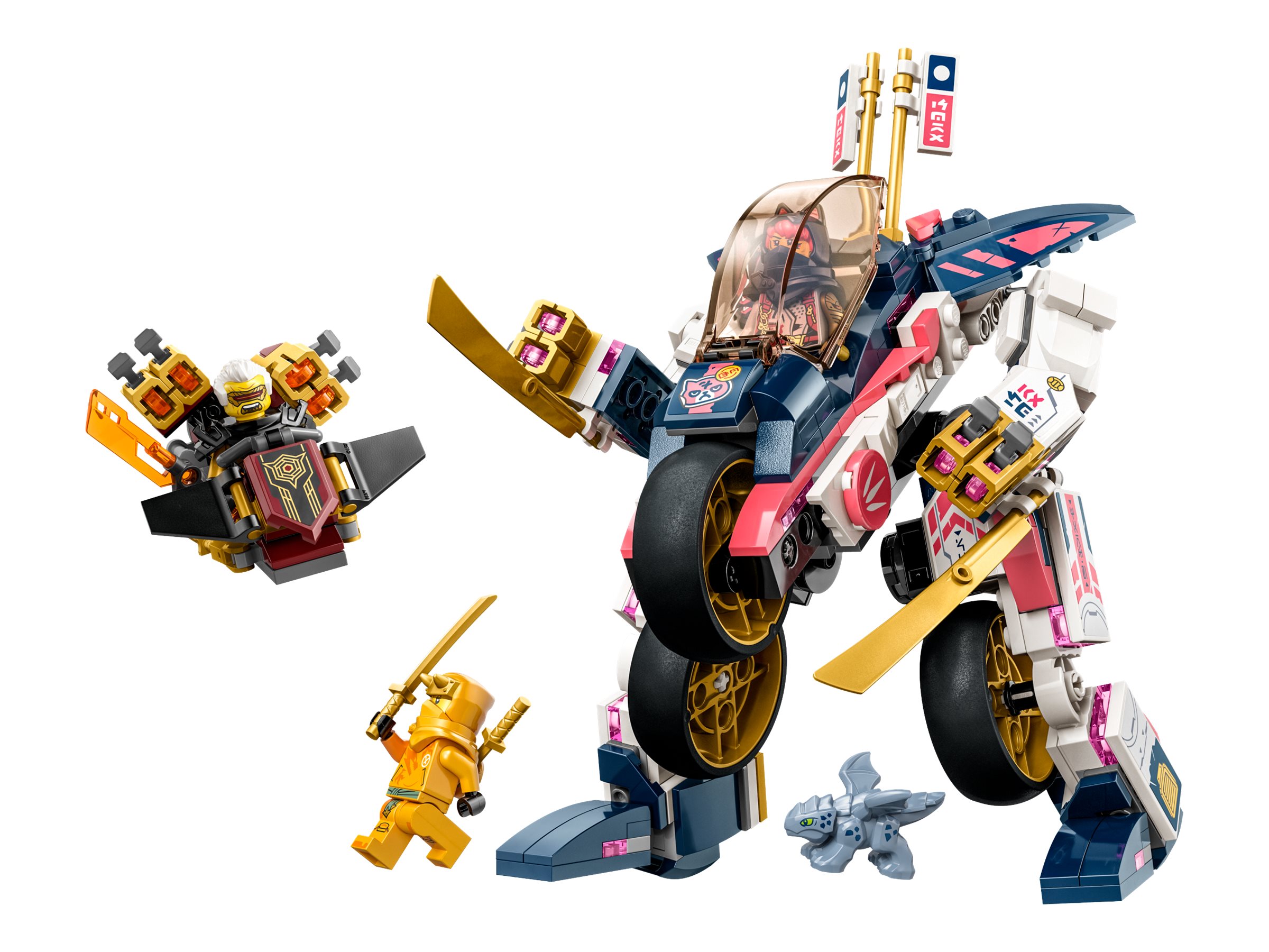 LEGO NINJAGO Dragons Rising - Sora's Transforming Mech Bike Racer