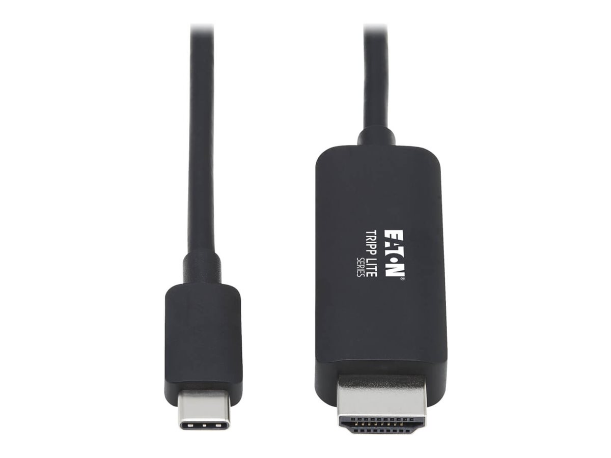 Tripp Lite USB C to HDMI Adapter Cable 4K, 4:4:4 Thunderbolt 3 Black 3ft