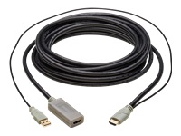 Eaton Tripp Lite Series HDMI Extension Cable with Active Repeater (M/F), 4K 60 Hz, HDR, 4:4:4, HDCP 2.2, 10 ft. (3.1 m), TAA