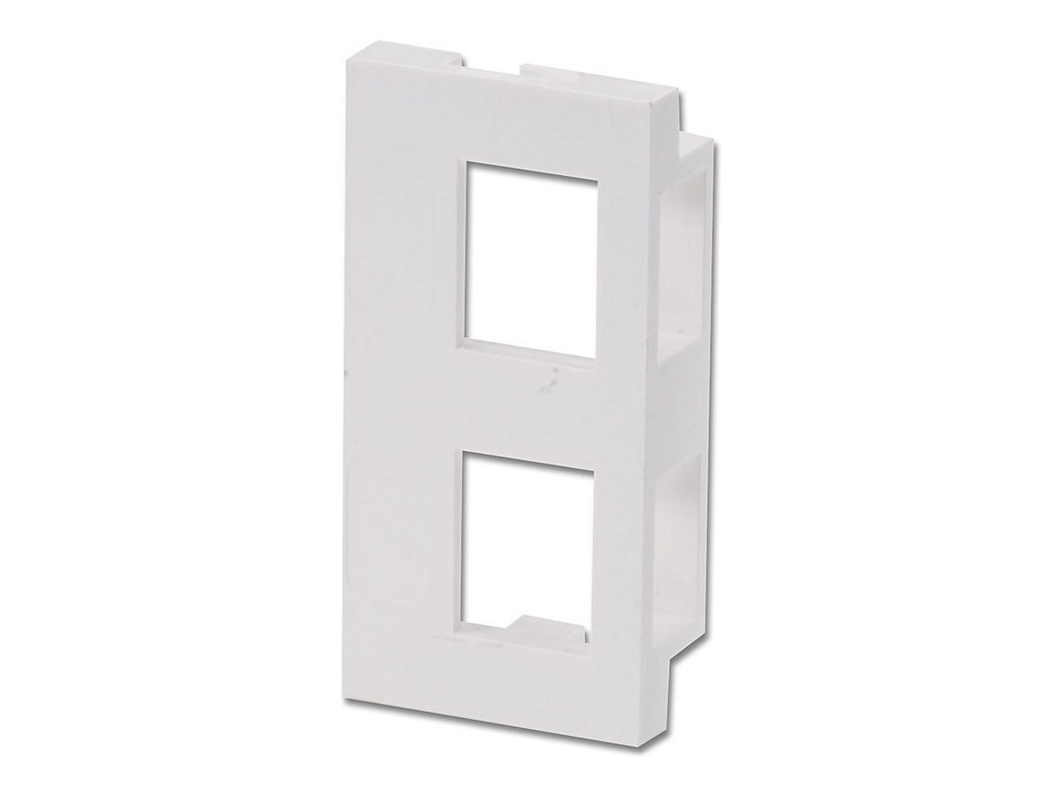 Façade murale pour 2 modules Keystone (4 pièces)