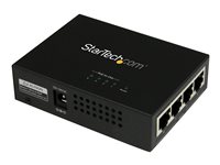 StarTech.com 4 Port Gigabit Midspan - PoE+ Injector - 802.3at and 802.3af - Wall-mountable Power over Ethernet Midspan (POEIN