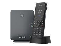 Yealink W78P Ledningsfri VoIP telefon Sort Klassisk grå
