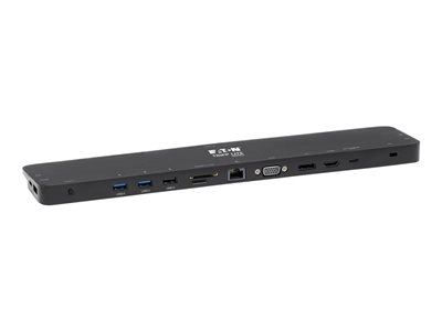 Eaton Tripp Lite Series Triple-Monitor USB C Dock USB C Docking Station with 4K HDMI & DisplayPort, VGA