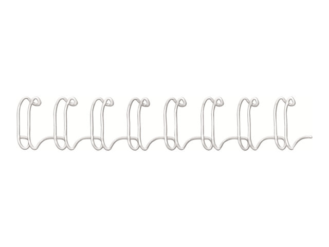 FELLOWES rel metall 34 boucles 8mm blanc
