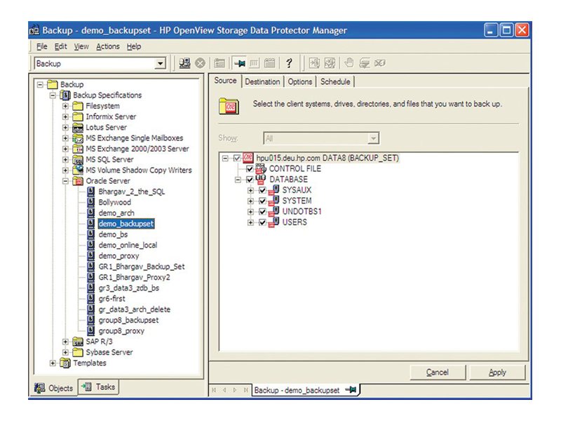 Micro Focus Data Protector Instant Recovery extension