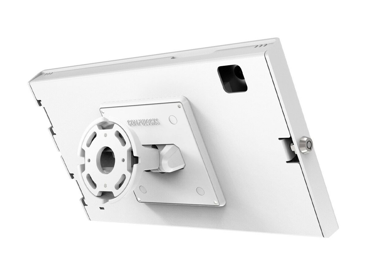Compulocks Galaxy Tab A9+ Apex Enclosure Tilting Wall Mount montážní sada - exponovaný přední/zadní fotoaparát a senzory, naklápění - pro tablet - bílá – foto 2