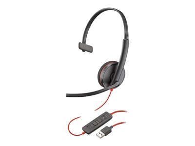 HP Poly Blackwire 3210 USB-A Headset - 80S01A6