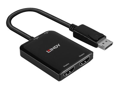 LINDY DisplayPort auf 2 Port HDMI MST Hub - 38433