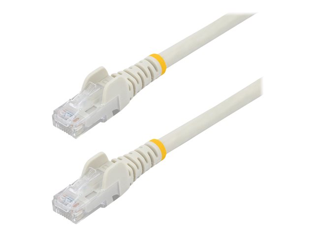 Image of StarTech.com 1m CAT6 Ethernet Cable, 10 Gigabit Snagless RJ45 650MHz 100W PoE Patch Cord, CAT 6 10GbE UTP Network Cable w/Strain Relief, White, Fluke Tested/Wiring is UL Certified/TIA - Category 6 - 24AWG (N6PATC1MWH) - patch cable - 1 m - white