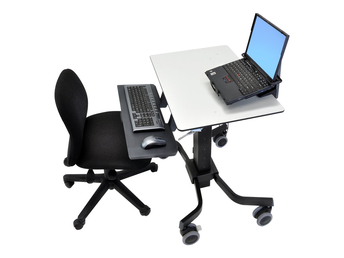 Ergotron TeachWell Mobile Digital Workspace vozík - Technologie konstantní síly - pro notebook / klávesnice / myš - tuhově šedý – foto 4