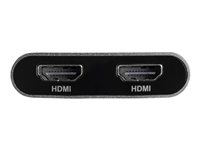 Startech Thunderbolt 3 to Dual HDMI 2.0 Adapter - 4K 60Hz Dual Monitor TB3 HDMI Video Adapter - Thunderbolt 3 Certified -Mac & Windows (TB32HD24K60) - adapter cable - HDMI / USB - 28.4 m