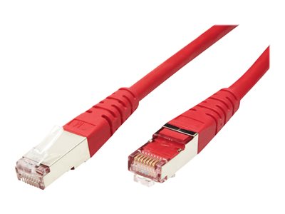 ROLINE Patchkabel Kat.6 PiMF rot 0,5m