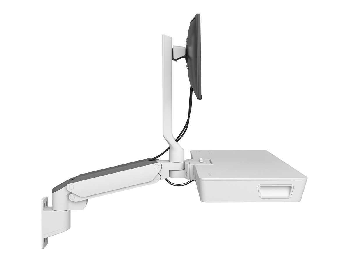 Ergotron CareFit Combo Arm with Worksurface montážní sada - modulární - pro LCD display / keyboard - bílá – foto 2