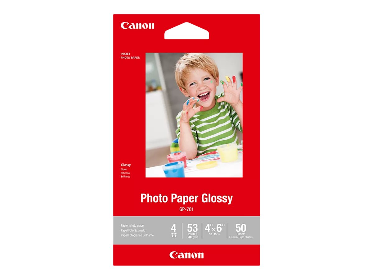 Canon GP-701 photo paper glossy 50 sheet(s) 100 x 150 mm 200 Package view Front 80520