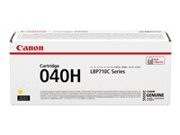 Canon 040 H - high capacity - yellow - original - toner cartridge