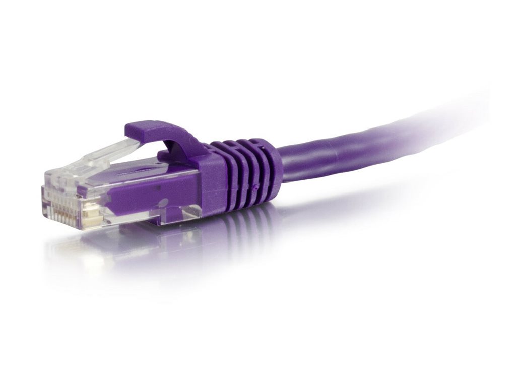 C2G 10ft Cat6a Snagless Unshielded UTP Network Patch Ethernet Cable-Purple
