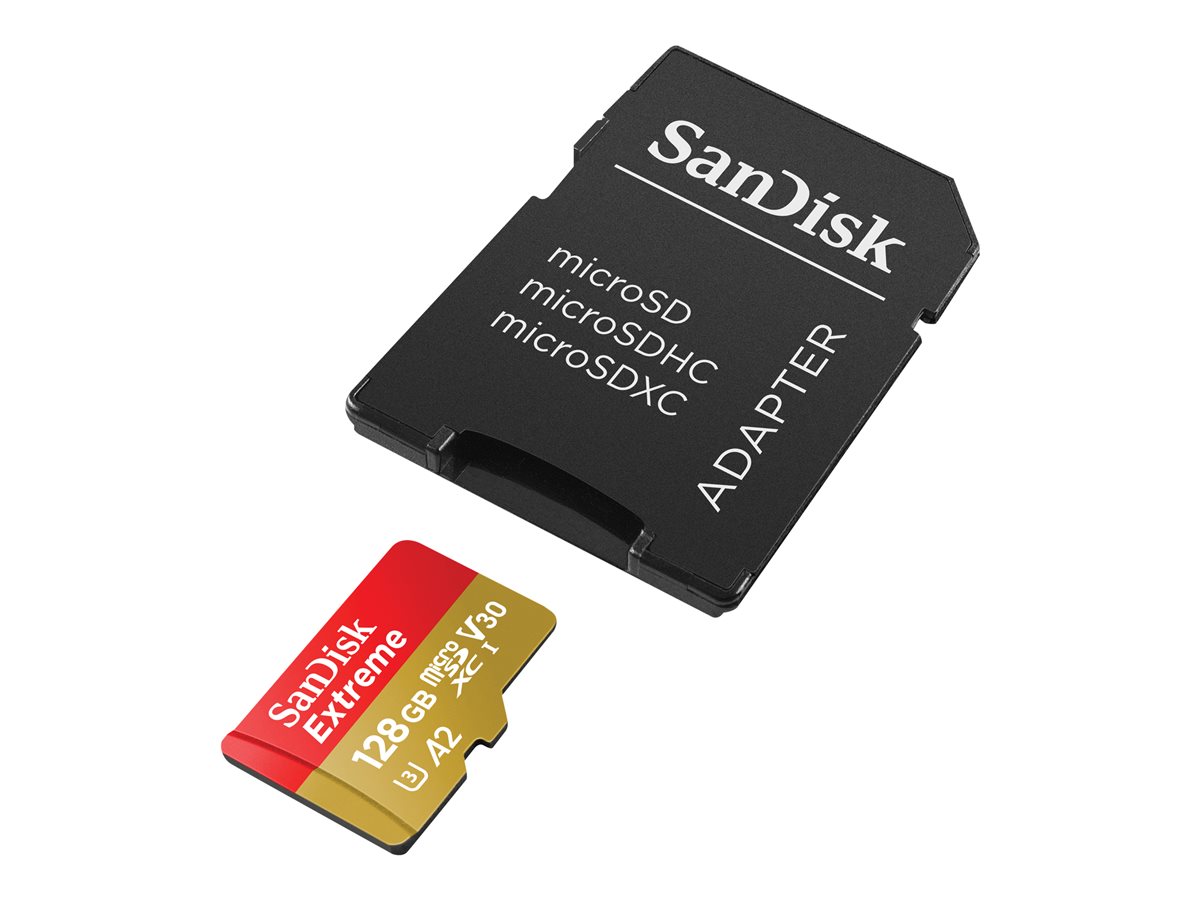 SanDisk Extreme - paměťová karta flash - 128 GB - microSDXC UHS-I – foto 3