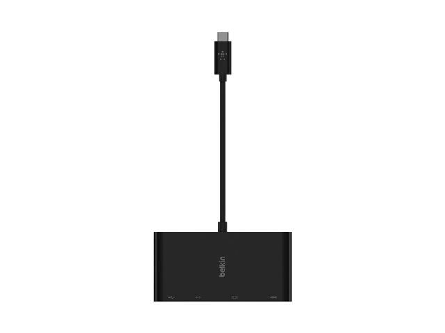 Belkin CONNECT adaptateur multiport - USB-C - VGA, HDMI - 1GbE