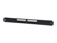 Eaton Tripp Lite Series 12-Port Cat5e Cat5 Rackmount Patch Panel 568B 110 Punch 1URM TAA