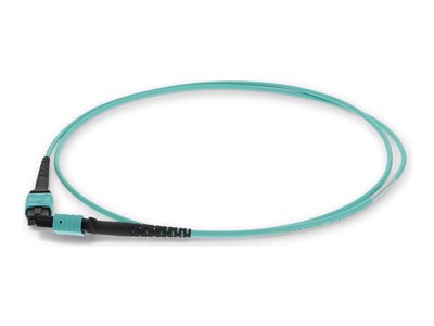 MPO F/F PATCH CBL6M AQUA OM4 RISER TAA FIBER