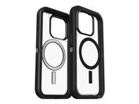 OtterBox Defender Series XT Clear Beskyttende kasse Dark side (clear / black) Apple iPhone 15 Pro