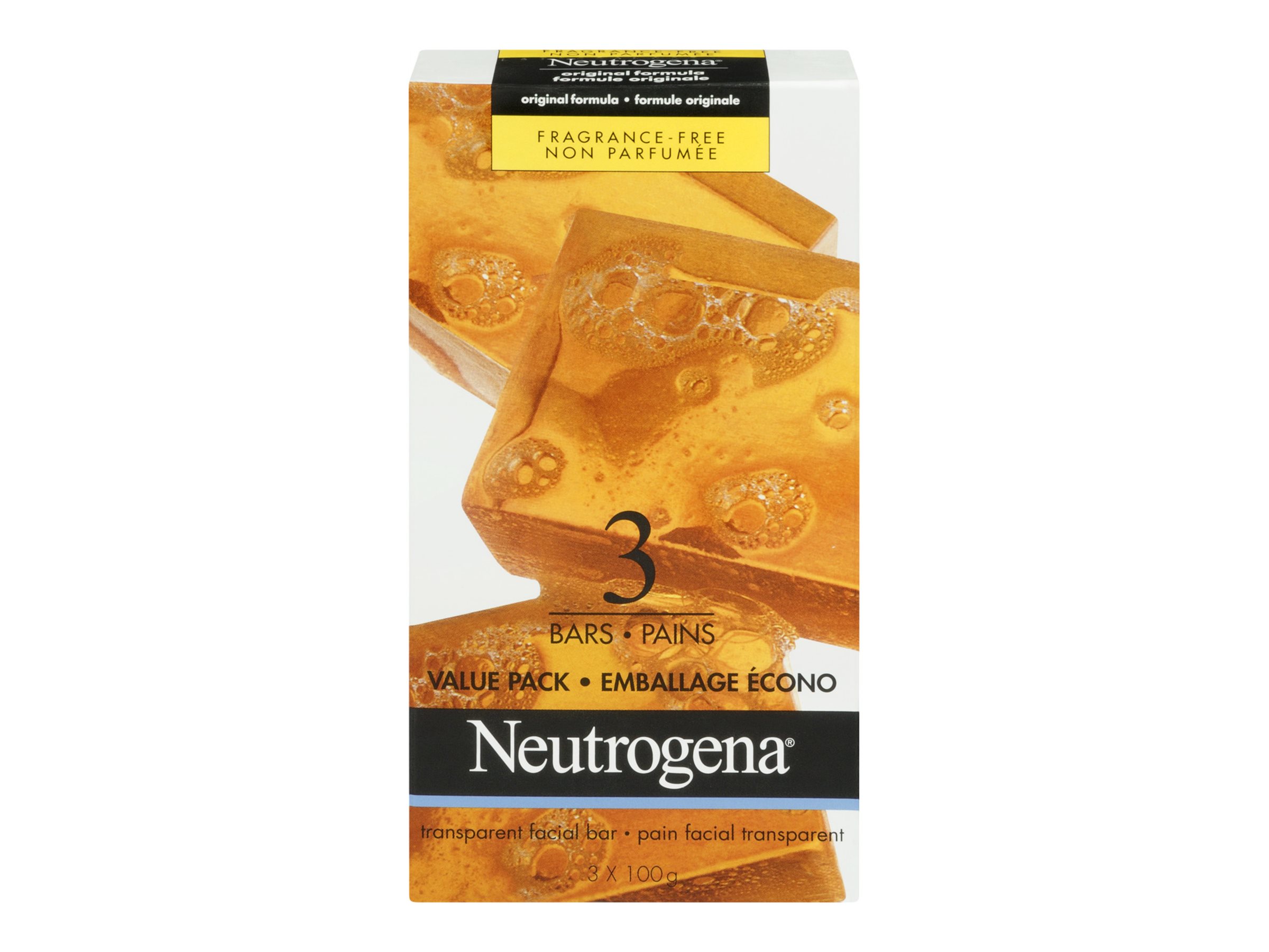 Neutrogena Facial Cleansing Bar - 100g - 3's