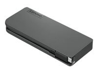 Lenovo Powered USB-C Travel Hub - Docking station - USB-C - VGA, HDMI - Worldwide - for ThinkCentre M70s Gen 3; M75t Gen 2; ThinkPad E14 Gen 3; P15v Gen 3; X1 Fold 16 Gen 1